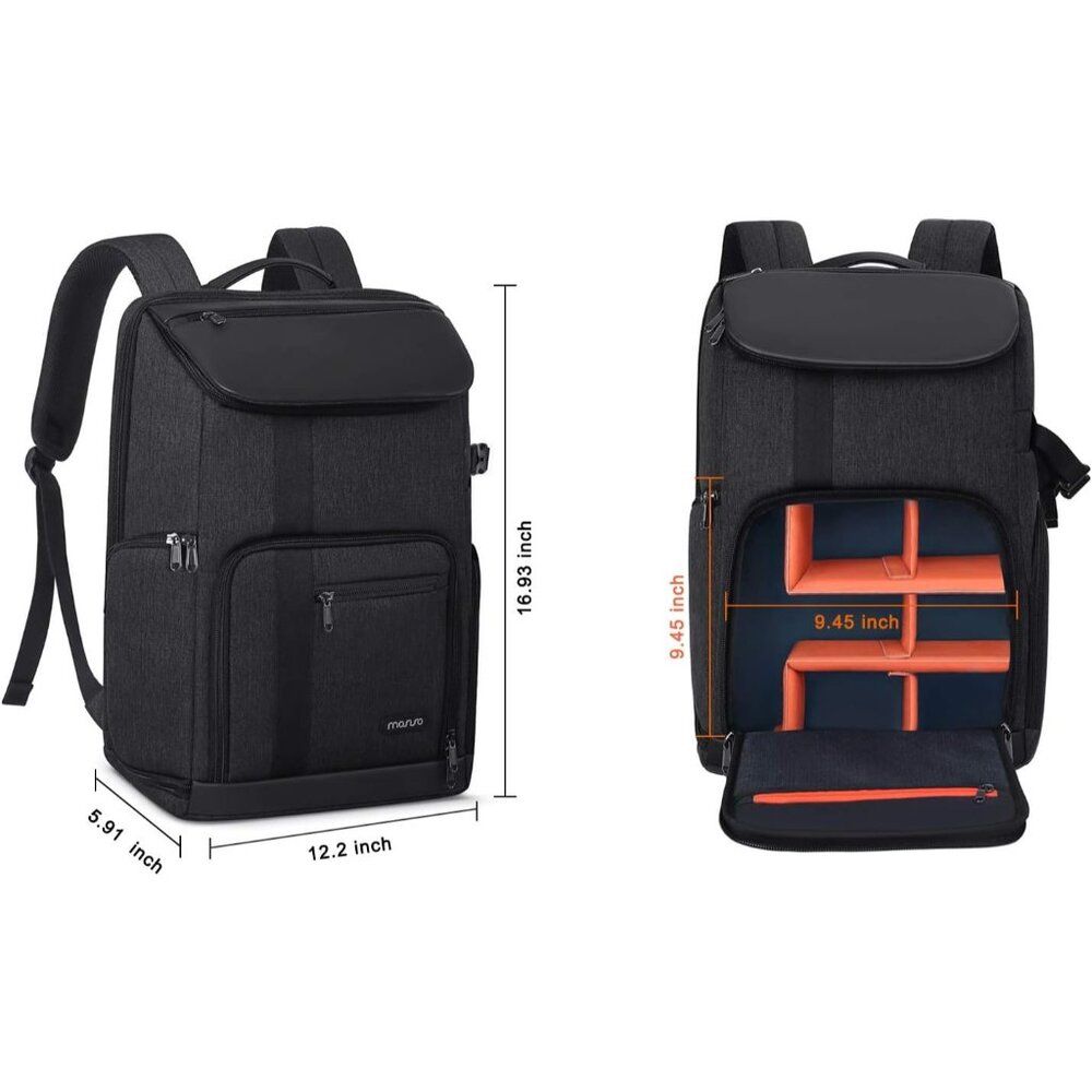 Multifunctional Camera Backpack - Fits Dslr & Mir… - image 8